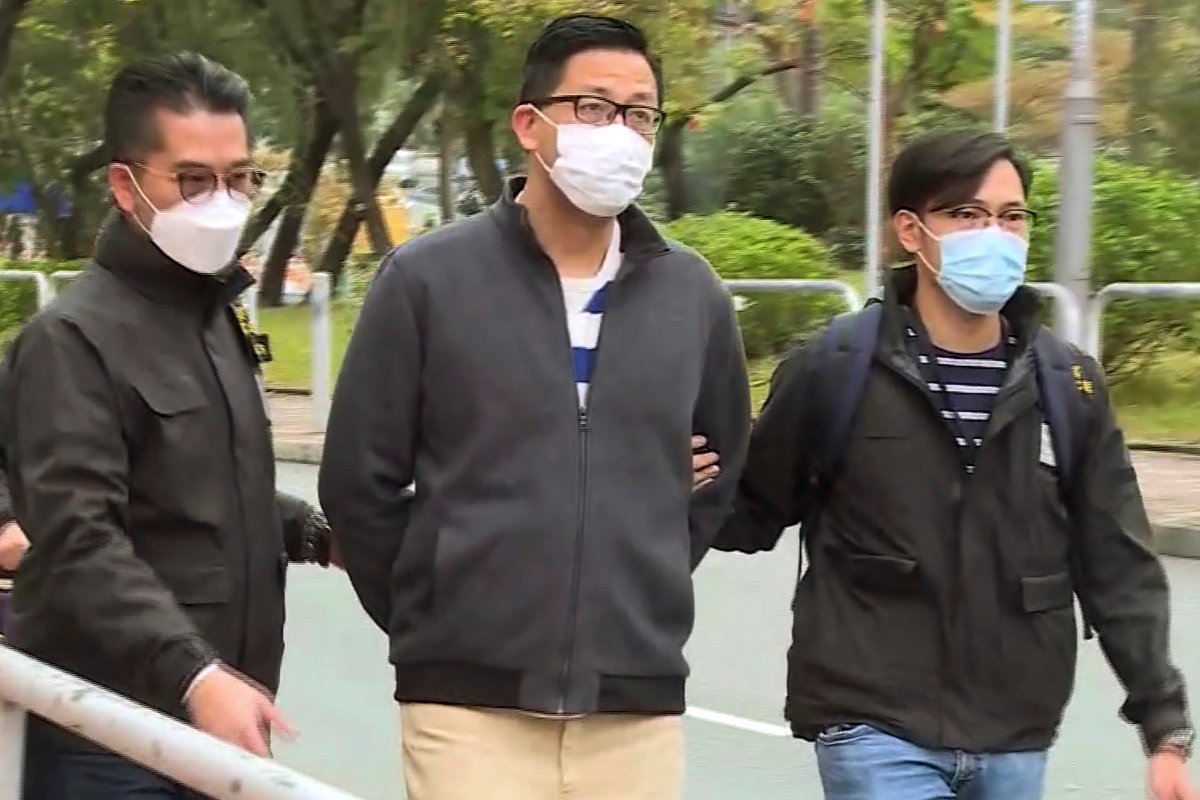 CP24's tweet photo. Reports: Dozens of Hong Kong pro-democracy figures arrested https://t.co/HLkvXHbCpR https://t.co/IwDvH4JrvV