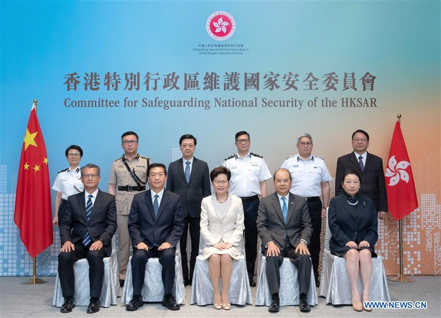 DanGarrett97's tweet photo. Remember well these #CCP #HKSAR #Chinazis' faces ...
Group photo is of The Committee for Safeguarding National Security of the HKSAR aka #RedBandit #occupation force ringleaders ...
#HKHRDA #MagnitskyAct #HanZheng #XiJinping #XiaBaolong https://t.co/hHBMrHKN1Z