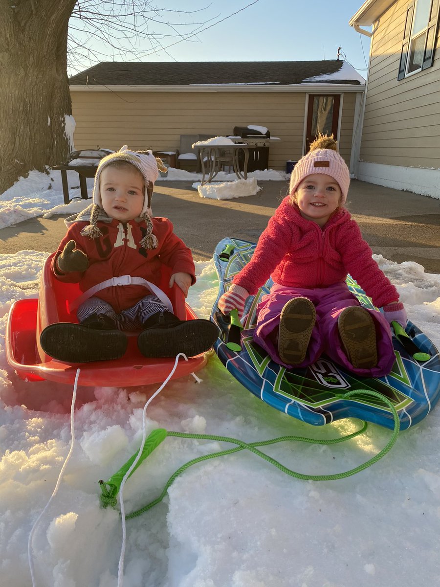 cortschmidt's tweet photo. We spent Sunday afternoon teaching the kids the importance of sledding.. more to come! #saynotoyellowsnow https://t.co/H3fNZnCeCS