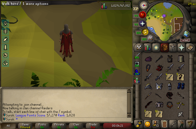 SurokRS's tweet photo. Had a good run this league, got super burnt after realizing the grind i'd have to put in to complete morytania. Got the dragon cup though. https://t.co/Qk7xypDL2V