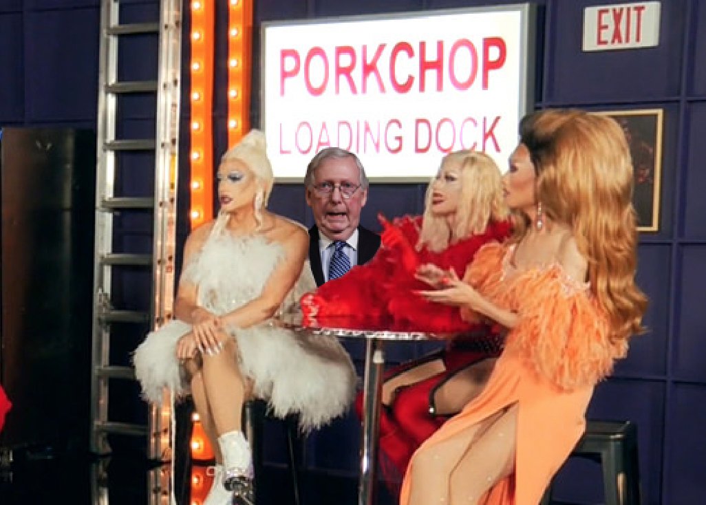 joeynolfi's tweet photo. Mitch McConnell has entered the Porkchop Loading Dock https://t.co/hKenoxNakL