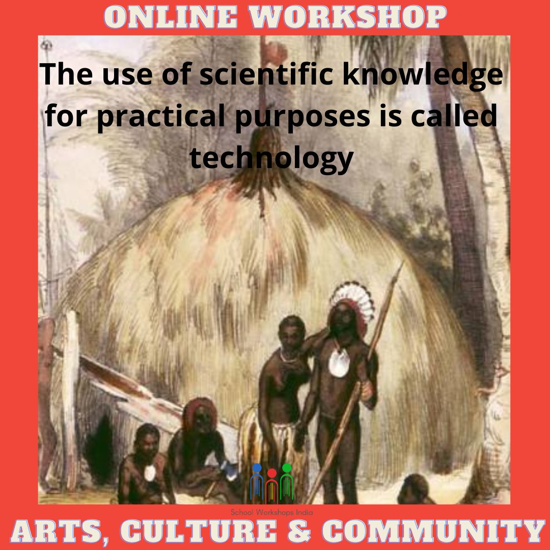 IndiaWorkshops's tweet photo. ARTS, CULTURE &amp; COMMUNITY COURSE:

This course aims to help students understand the science &amp; technology in tribal architecture, agriculture, medicine and in their daily lives.

#schoolworkshopsindia #ib #ibdp #IGCSE #onlineworkshop #onlimecourse #onlineclasses #digitallearning https://t.co/FahMHczcDW