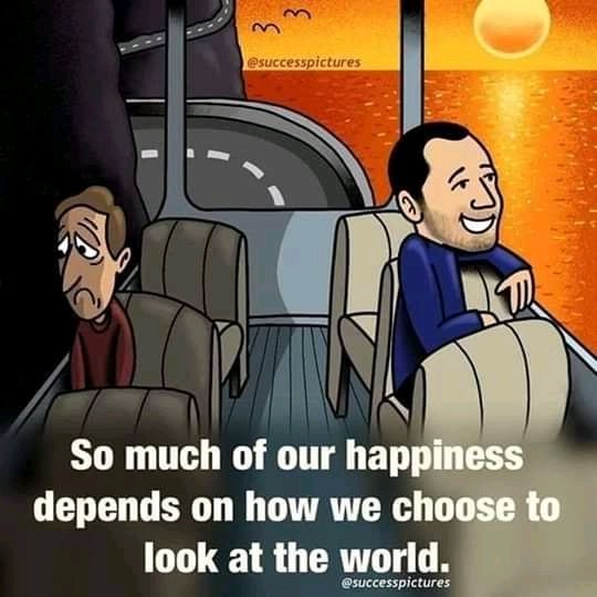 Our Happiness and Choices depend on how we choose to look at this thing callled LIFE... .Thread