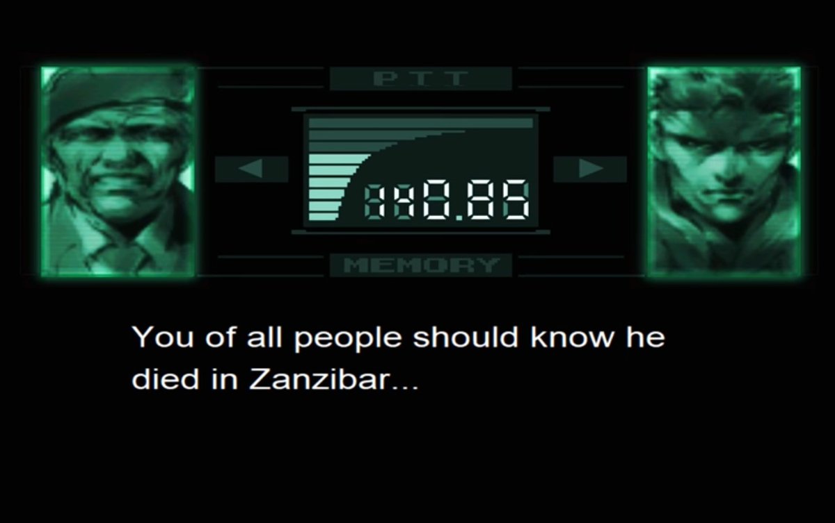 "Hand to hand."The entire fight scene with Cyborg Ninja is a reference to the fight in MG2, even Colonel Campbell brings up how Gray Fox died in Zanzibar [Land].