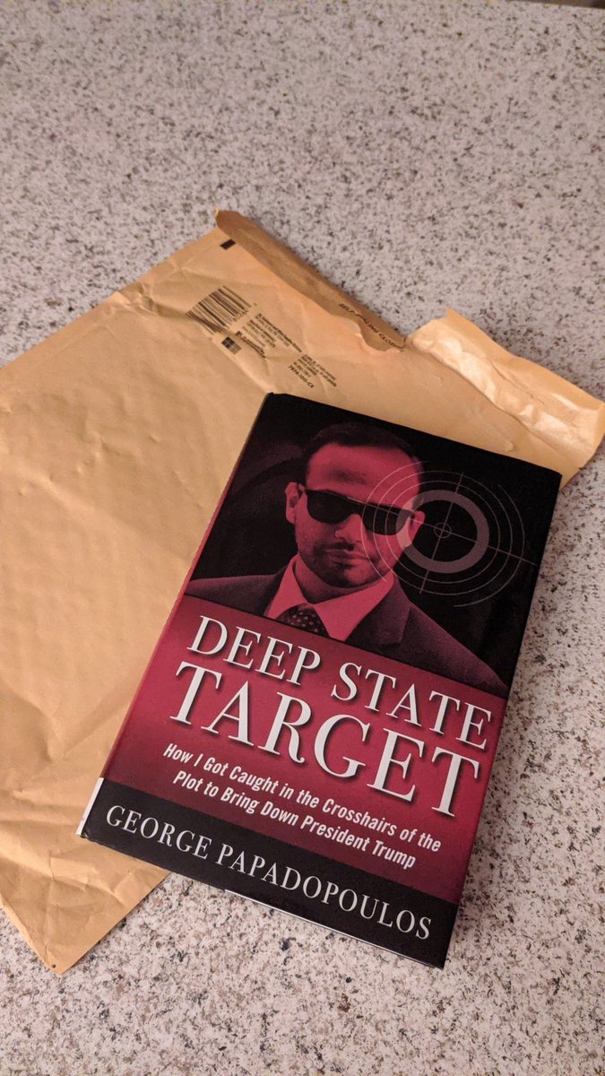 howardbrian79's tweet photo. Received my #Autographed copy of #DeepStateTarget by @GeorgePapa19 I'm super excited to dig into this book! Thank you , George! ๐บ๐ธ https://t.co/bEQoZYi2oV