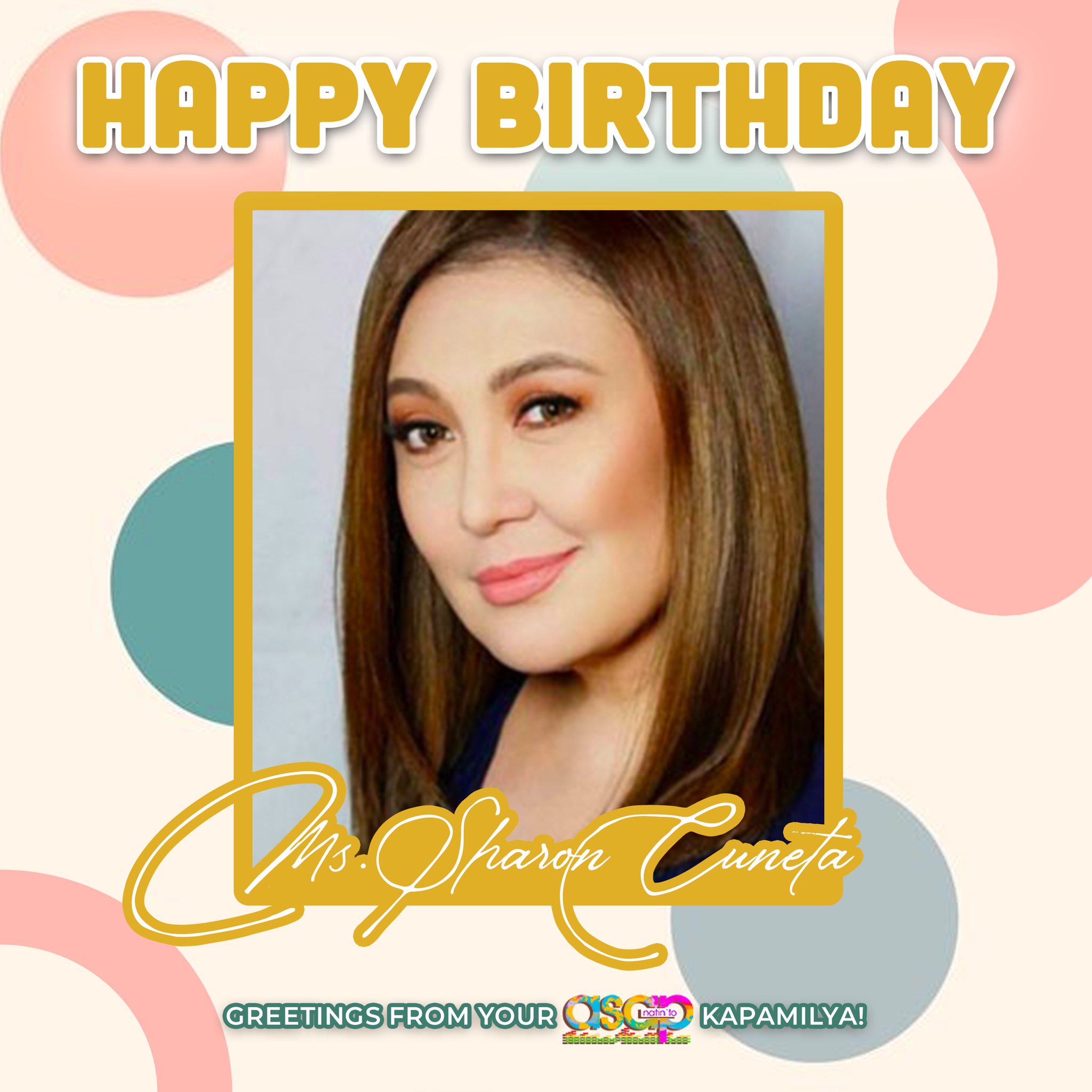 Happy Birthday Mega Star Sharon Cuneta! We love you! 
