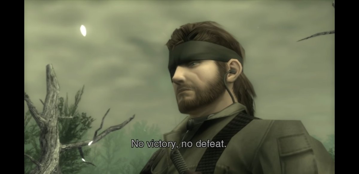 The Boss' speech in MGS3 is a paraphrased and morally correct version of Big Boss' speech in Metal Gear 2.
