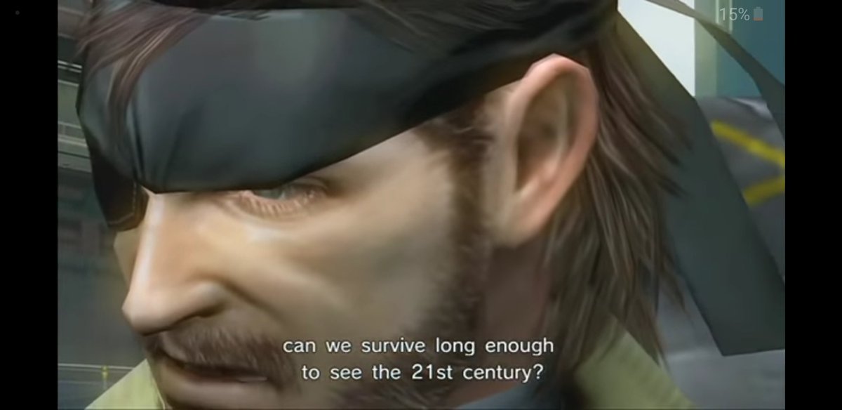 "Can we survive long enough to see the 21st century?" -Big BossThe same person who died on December 24th, 1999. Only a few days away from the year 2000.