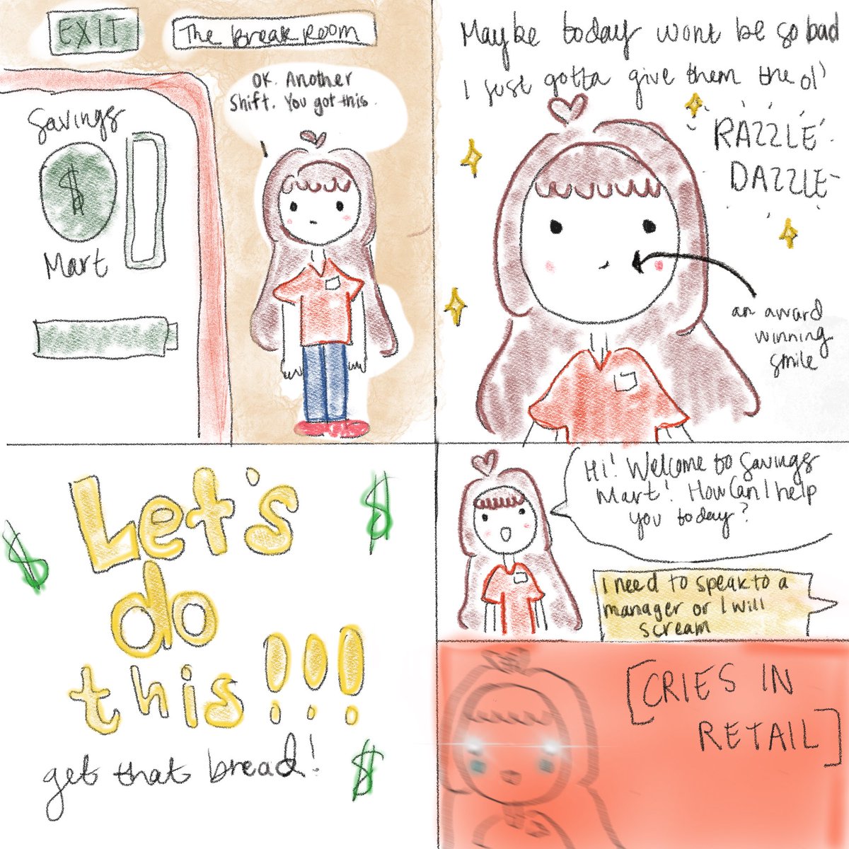 I quit my job a few days ago so this comic was my first lil way to let off some steam