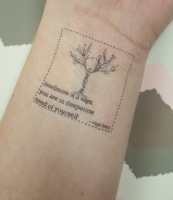 Loneliness Tattoo