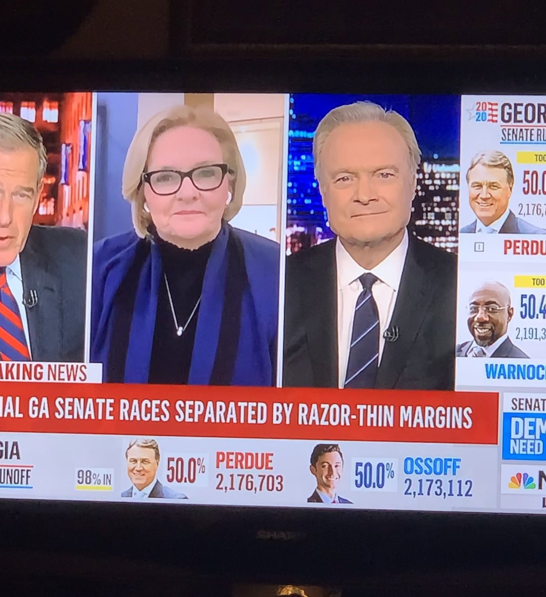 LindseyWetherB's tweet photo. Why did I think they were siblings? #GASenateRaces #MSNBC https://t.co/OgyTN6MaIt