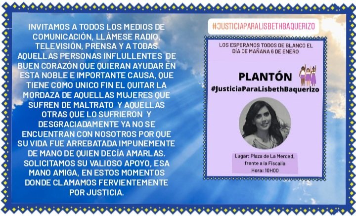 LisbethBaqueri1's tweet photo. @ecuavisa @tctelevision @RTSEcuador @RTS_LaNoticia @el_telegrafo @Metro @MetroEcuador @DiarioExtraEc @elcomerciocom @Expresoec @Gamavisionecu @eluniverso @radio_sucre700 @tinocotania @ursulastrengech @CarlosVerareal @flacaguerrerog @mromerorivera @jcarlosaizprua @ESTEFANIESPIN https://t.co/zcwoLC8IQm
