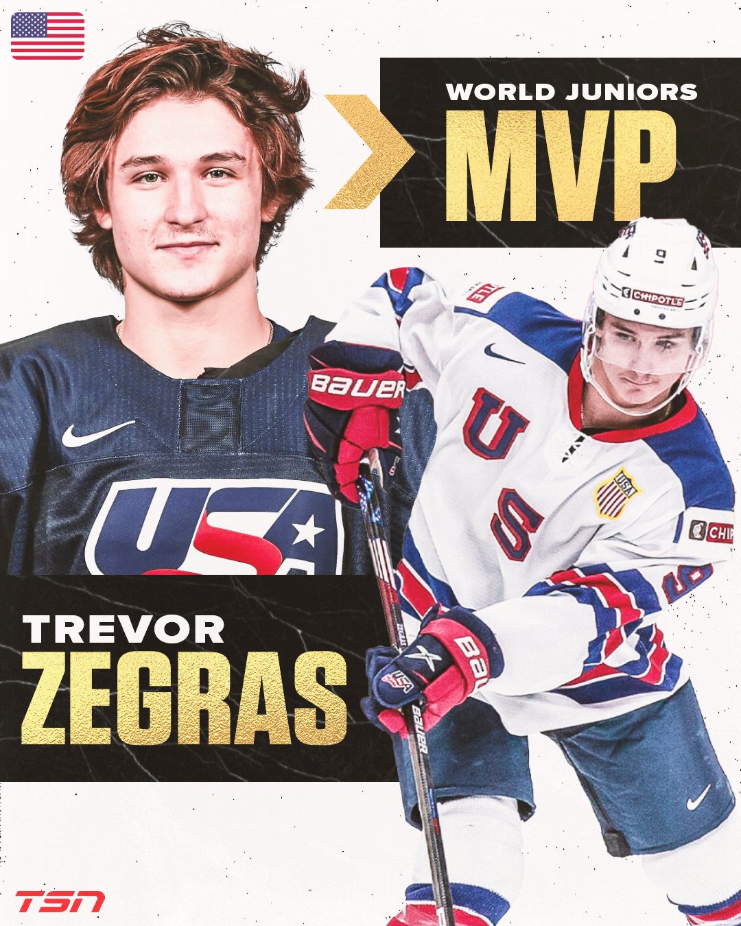 NHL News on X: Your 2021 #WorldJuniors MVP, Trevor Zegras! 🥇🇺🇸  #LetsGoDucks  / X