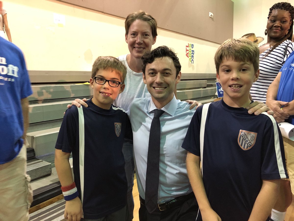 It feels ages ago—when Ossoff was running for the primary—but it’s nice to post this picture tonight when things are so so close to happen ⁦<a href="/cari_jo_clark/">Cari Jo Clark</a>⁩
