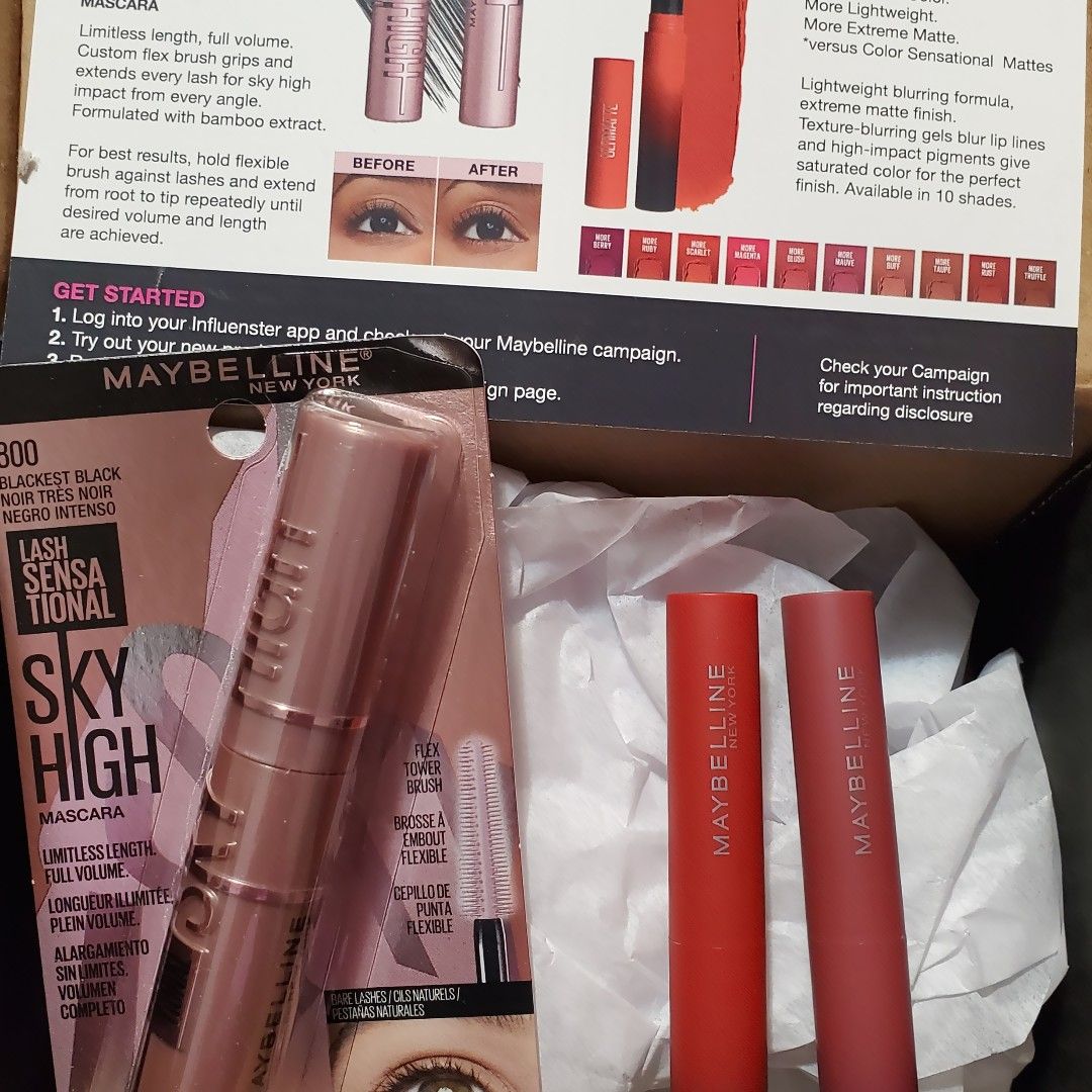 mindfreaked420's tweet photo. @Influenster is the best! Maybe it's @Maybelline 😍 Got it free to try. ❤ https://t.co/NB4JRGpO2W https://t.co/16akRdmphr