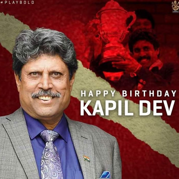 Happy Birthday cricketer Kapil Dev Ji 