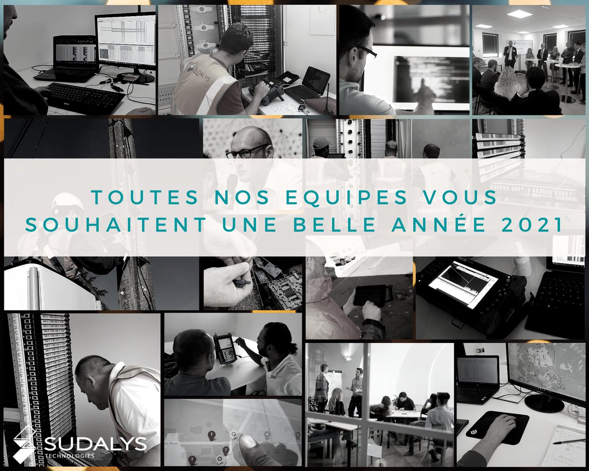 [2021] Chez Sudalys, c’est l’effervescence d’idées novatrices avec notre équipe digitale, le dynamisme de notre équipe R&amp;D et la résilience de nos équipes sur le terrain qui nous permettront d'agir ensemble pour créer un futur positif ! #amenagementnumerique #fibre #innovation
