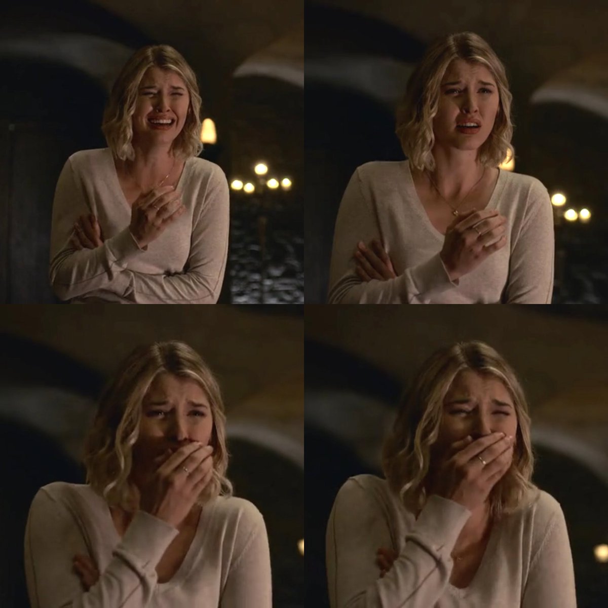 YuvShrma's tweet photo. Don't know why she looks so cute while crying ๐
#AlyssaDrake AKA #SarahGrey ๐ฅฐ๐
#TheOrder โค https://t.co/yhJrFJPqZL