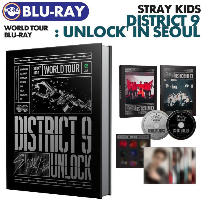 税込) スキズ DVD World Tour District 9 Unlock' 新品
