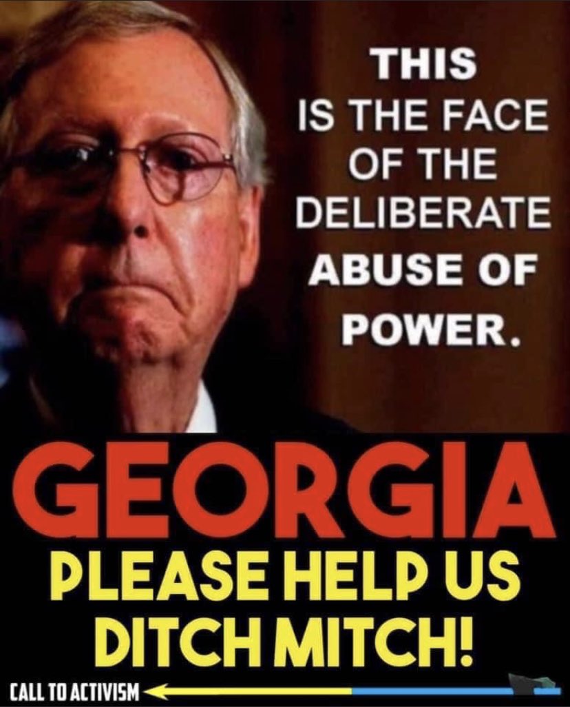 FloridaRise's tweet photo. @senatemajldr @KLoeffler Apparently, Georgia refuses to allow you to treat American families like shit. 👣 https://t.co/JRzMTGG1jD