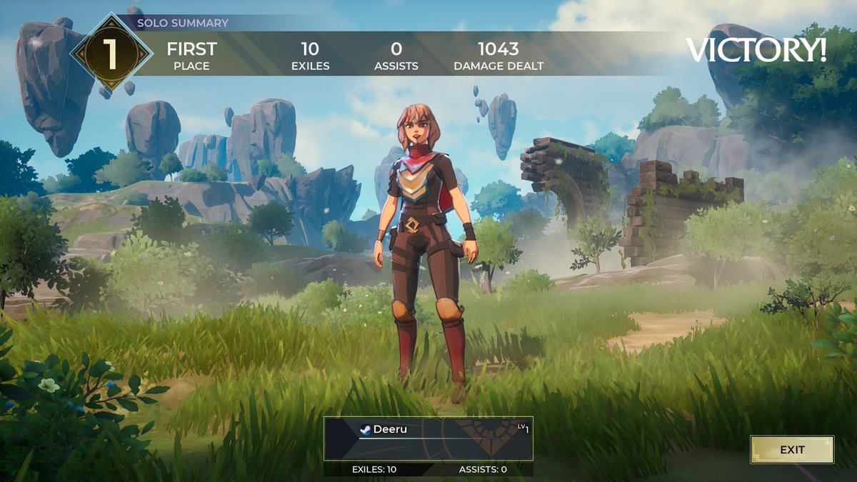 CofiRPG's tweet photo. Uwuh! My heart is racing. I played this game called Spellbreak for the first time and I really liked it! I also got in first place! #Spellbreak #spellbreakpartner So would be fun to team up! https://t.co/p74mcLFjnK