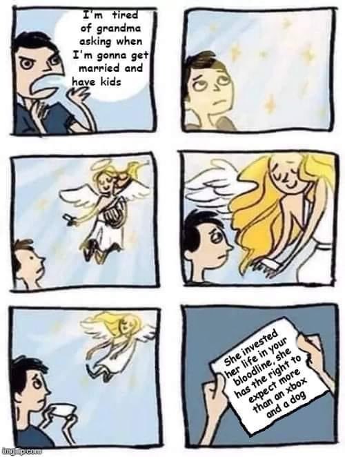 I posted this comic earlier in a thread and it bothered some people. That's fine though. What people seem to be caught up on is the idea that they "owe" their parents anything. This is something I'm running into a lot lately...My niece & I had a fight recently.