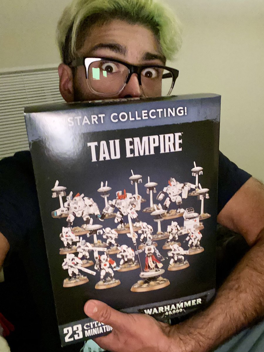 RafiqOfTheFew's tweet photo. When one of the kings of Kill Team @glasshalfdeadtv votes for you to pick an army, you damb well do it.  #newyearnewarmy #warhammer #wilson #tautime https://t.co/DZ2n3XmaEd