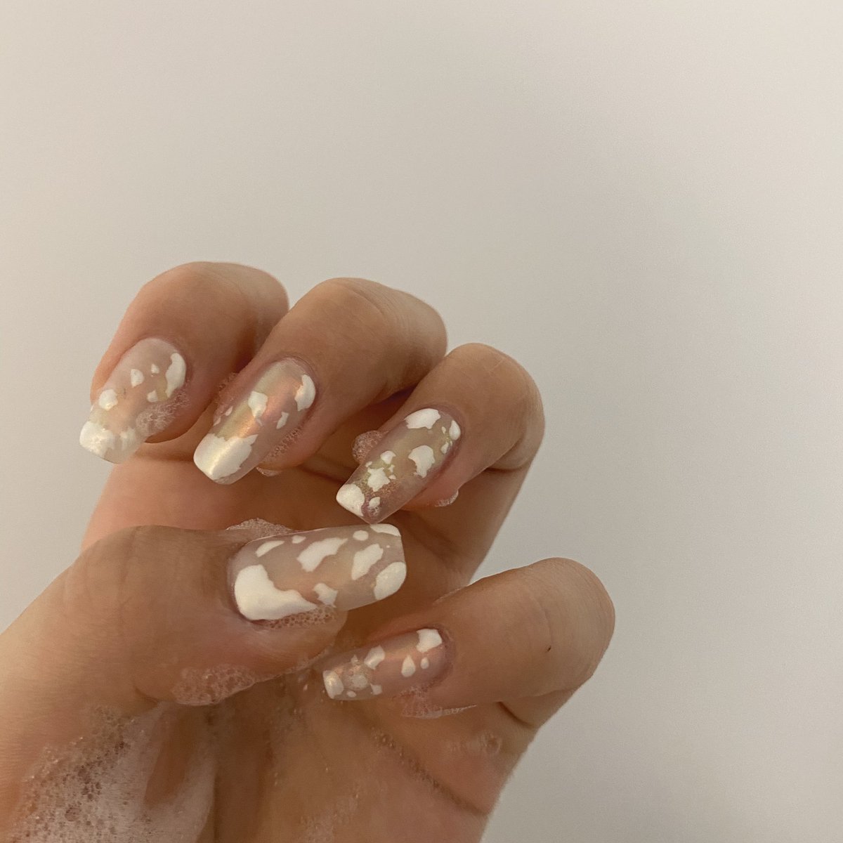 シェリーラメール 今年の干支を取り入れるのもかわいいです 牛柄ネイル 干支ネイル 21 トレンドネイル お洒落 ネイル 韓国ネイル 原宿ネイル 新宿ネイル 池袋ネイル ジェルネイル ネイル ネイルデザイン