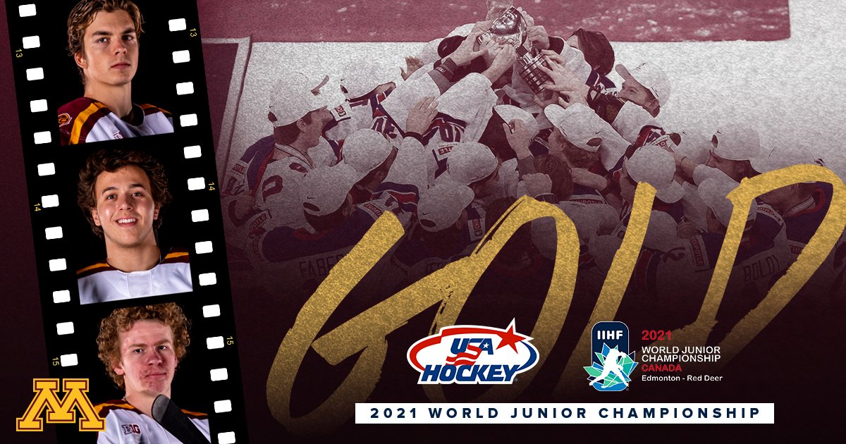 Three #Gophers defensemen help the U.S. National Junior Team to its fifth gold medal at the World Junior Championship. 

Story: z.umn.edu/6j0h