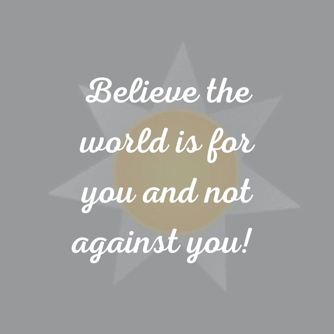 transform_guide's tweet image. This may be a tough one for many people to think about right now. This may even make you angry.
But we have choices - we can continue to believe we live in a horrible, bad world and get more and more miserable and angry,
OR we can choose to believe the world has our back #Believe