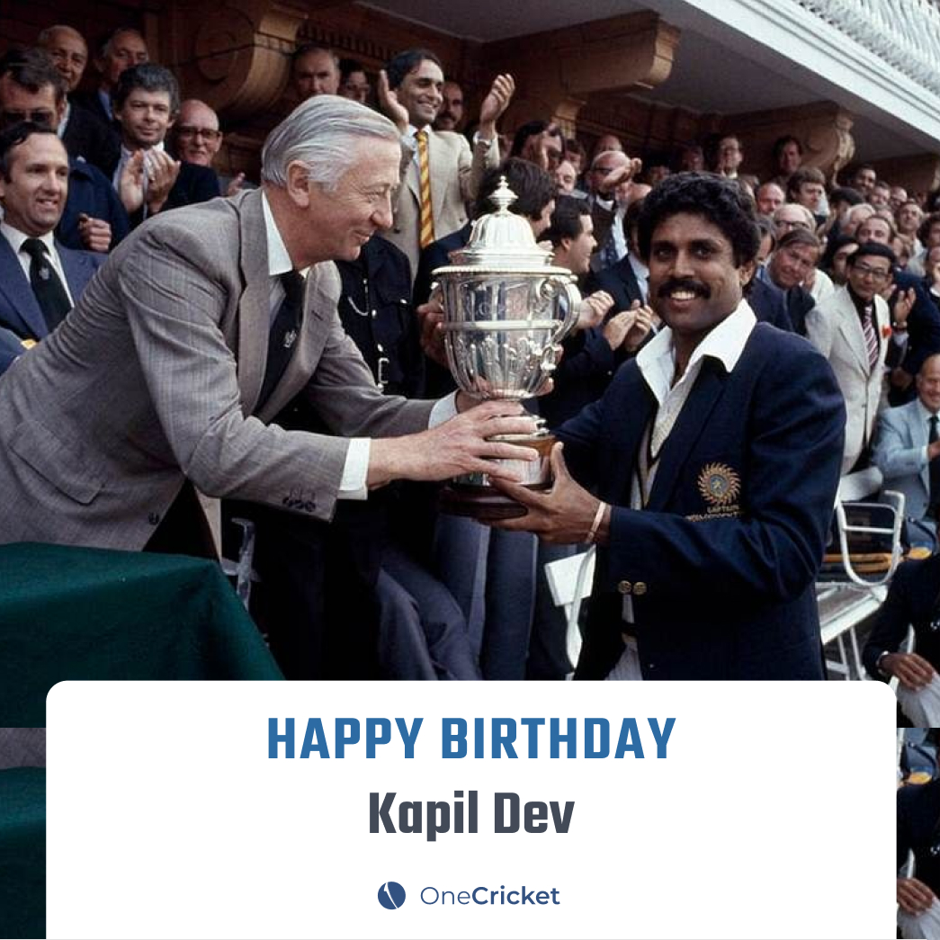 Here is wishing 1983 World Cup winning captain Kapil Dev a very happy birthday!   
