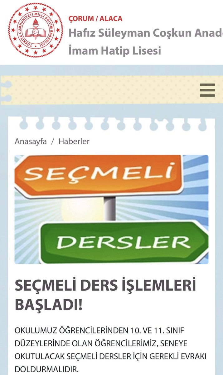 HafAihl's tweet photo. Detaylı bilgi için sitemizden haber metnine ulaşabilirsiniz. #dinöğretimigenelmüdürlüğü @AlacaMem @HafAihl @blntgndm https://t.co/8AUvGS8p2q