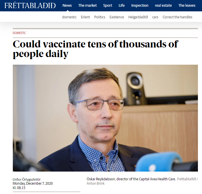 4b. Each school, running 10 hours a day with 50 classrooms, could serve 10.000 people a day. Doing this around the country, in different forms depending on location, we could vaccinate the whole population in a matter of days.  https://translate.google.com/translate?hl=&sl=is&tl=en&u=https%3A%2F%2Fwww.frettabladid.is%2Ffrettir%2Fgaetu-bolusett-tugthusundir-manna-daglega%2F