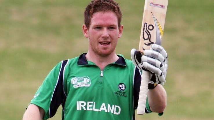 Eoin Morgan made his international debut for Ireland at the age of 19 on 5 August 2006 at the European Championships against Scotland in that match Morgan scored 99 before he was run out (Ireland won that match by 85 runs)