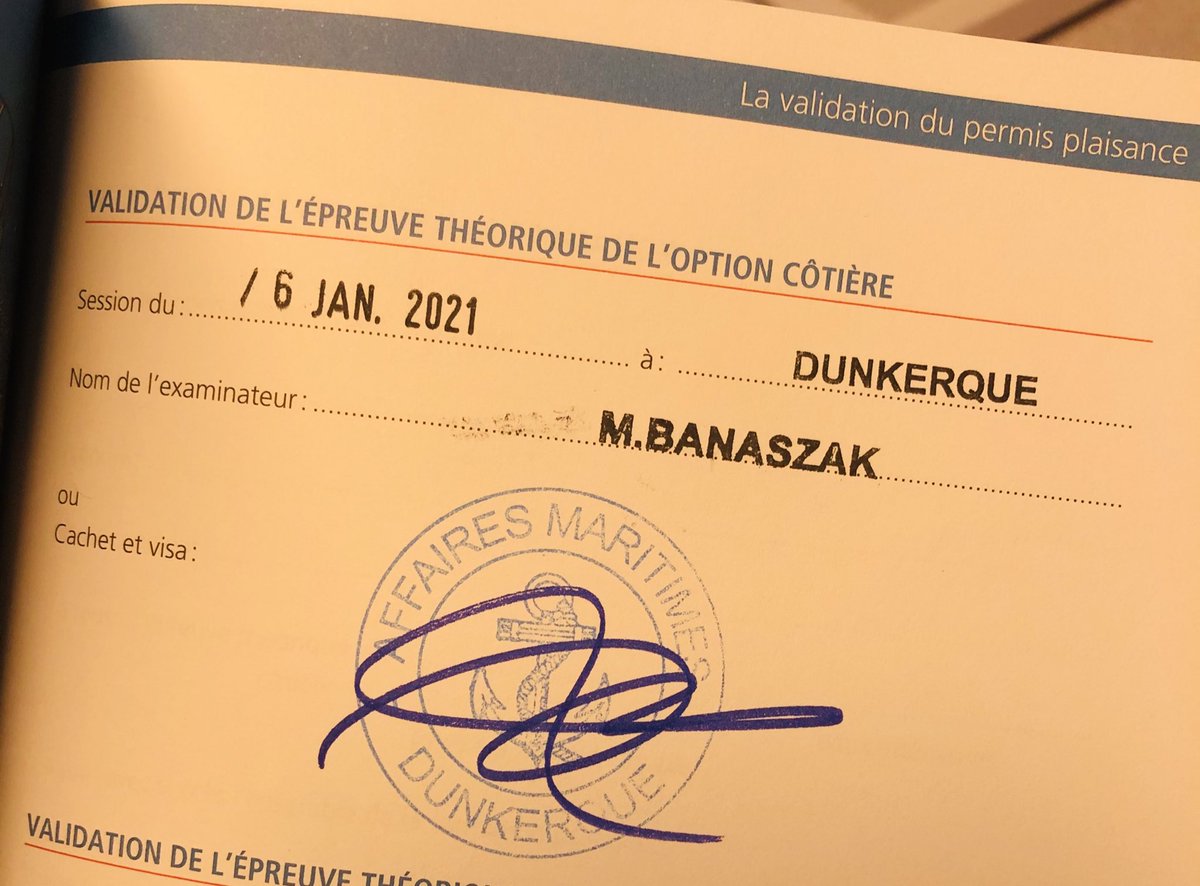 Une bonne chose de faite ! #2021 #permiscotier