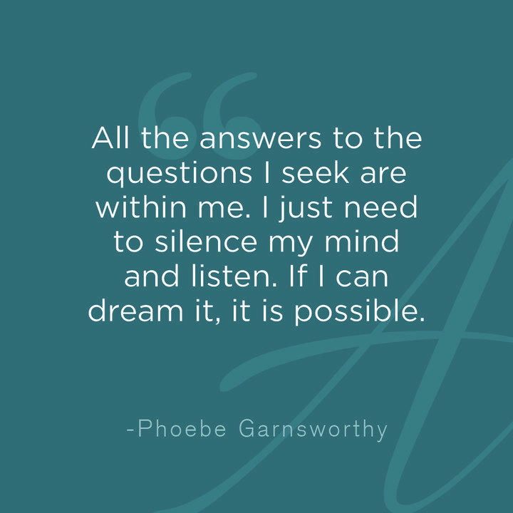 "All the answers to the question I seek are within me. I just need to silence my mind and listen. If I can dream it, it is possible." - Phoebe Garnsworthy

#AmaniSpa #LiveLifeWell #LiveWell #HealthAndWellness #WellnessRetreats #SpasAfrica #SpasSouthAfrica #RadissonBlu