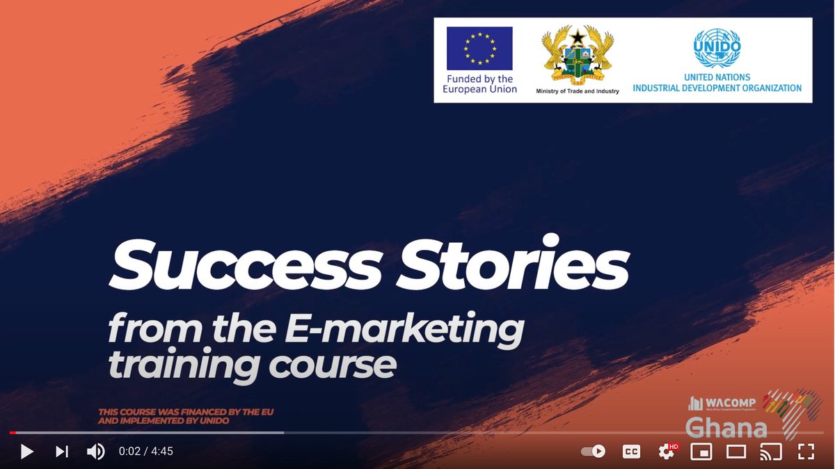 UNIDO_Brussels's tweet photo. Building SME resilience through E-marketing in Ghana : an UNIDO-EU partnership that work!
Check this out https://t.co/MthIZNMF86 https://t.co/CZ0G8bj7DT