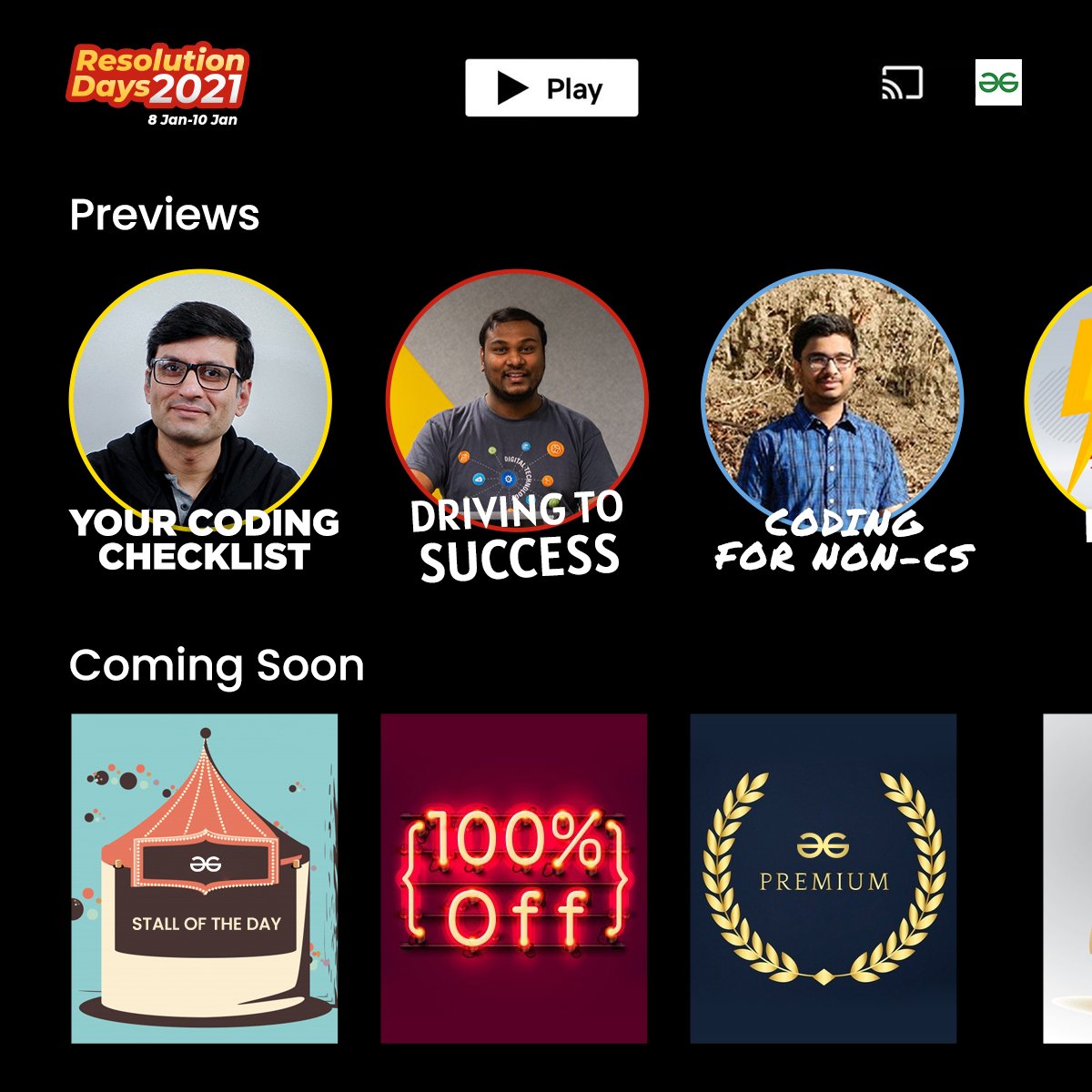 geeksforgeeks's tweet image. We know you're sorry you shared your OTT passwords, but this is one news you won't regret sharing with your friends. 
So tag them and let them know!
.
.
Streaming on all your nearby devices starting 8th Jan.

#Resolutiondays2021 

#wednesdaythought #GFG #learntocode #codinglife