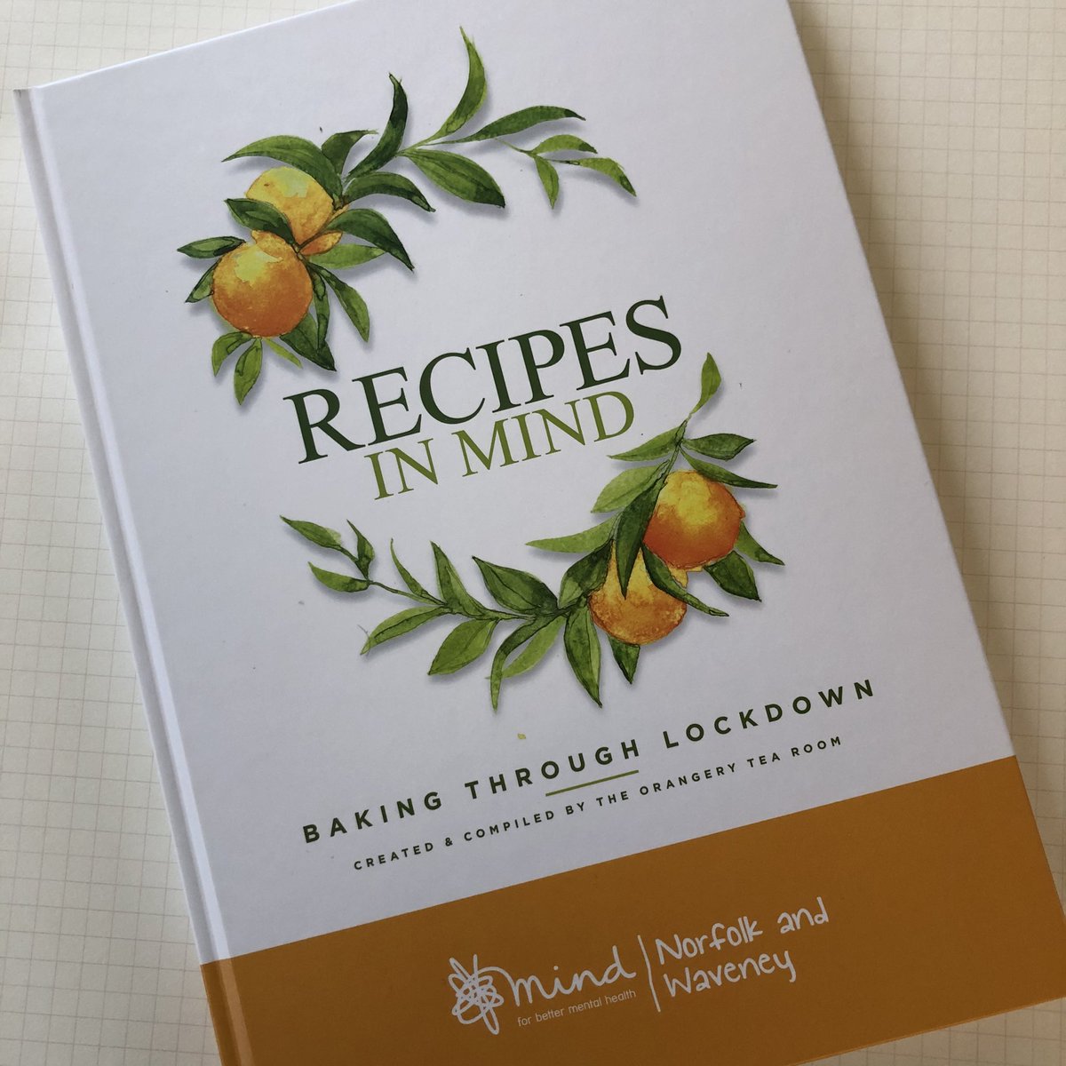 Need cake? Make some with this charming recipe book we printed for orangerytearoom.co.uk with proceeds going to #NorfolkandWaveneyMind