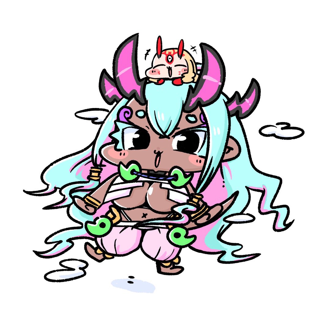 「地獄曼荼羅・:*+.\(( °ω° ))/.:+ 」|ブラニンのイラスト
