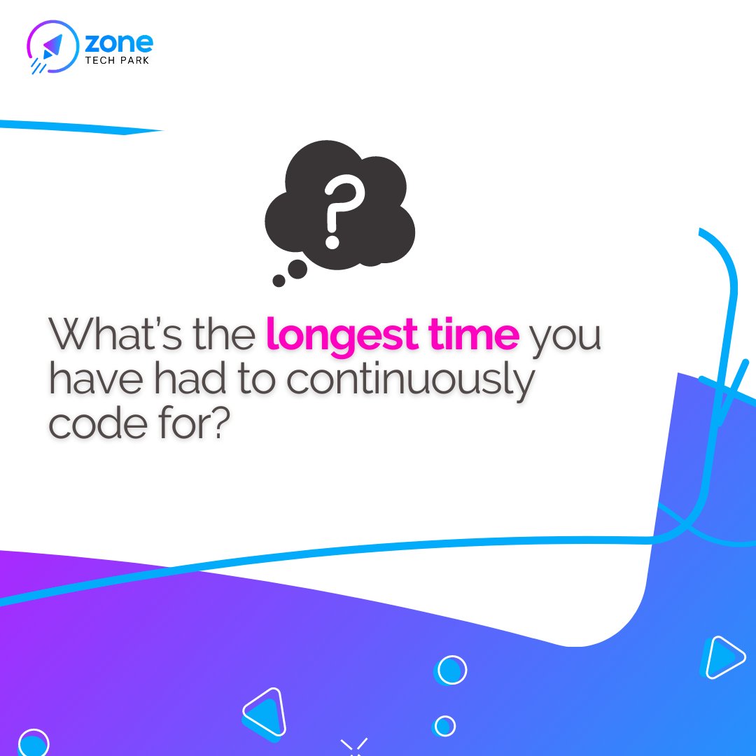 zonetech_park's tweet photo. This should be interesting.😝😝

 What’s the longest time frame you have had to code for?

Drop your comments.
https://t.co/LBv2O3gKEi

.
.
#techtrivia #codingtricks #codingtrivia #techies #softwareengineering  #softwaredeveloper #codinglife #programming https://t.co/cJPrBuiTcU