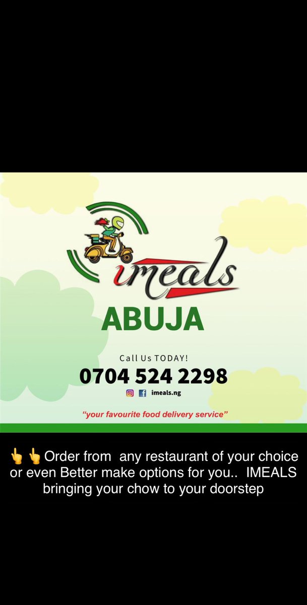 imeals_ng's tweet photo. The one you can count on
Don’t starve, just order
Good food within minutes
Delivering happiness
Your favorite food delivery partner 😊
#imeals #2021 #Bestfoodplug #bestfooddelivery #welovegoodfood #foodinminutes #Abuja #owerri #anyResturant #happymood #eathappy #PICKUPJIN https://t.co/zP1pz5dxTl