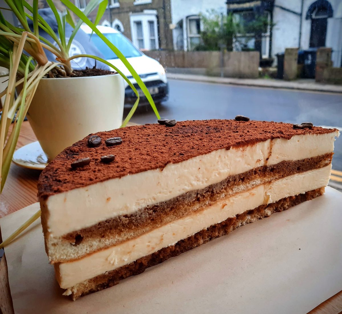 GardenKitchen82's tweet photo. We’re open for takeaway at Mill rd, and we have Tiramisu in the chiller! https://t.co/2tACMiAp1Q