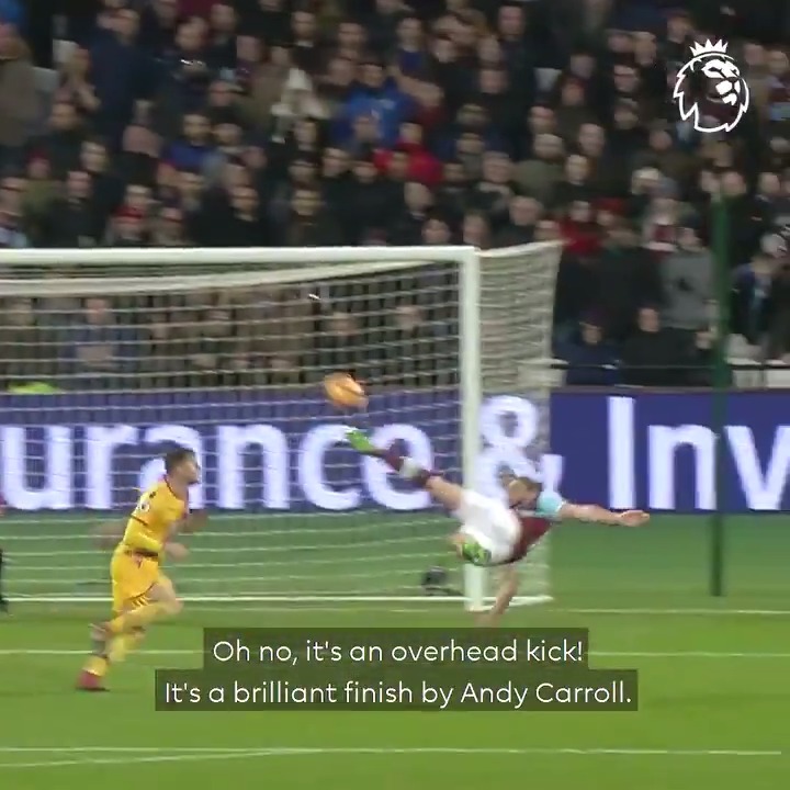 Happy birthday to Andy Carroll, scorer of the best overhead kick in Premier League history 

 