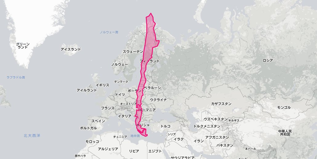 西山道広 たまに話題に出てくる The True Size Of という面積比較サイトで遊んでいた チリが思いのほか大きくて笑う スカンジナビア半島の北端からバルカン半島の南端まで チリ一国で鉄のカーテンがひける