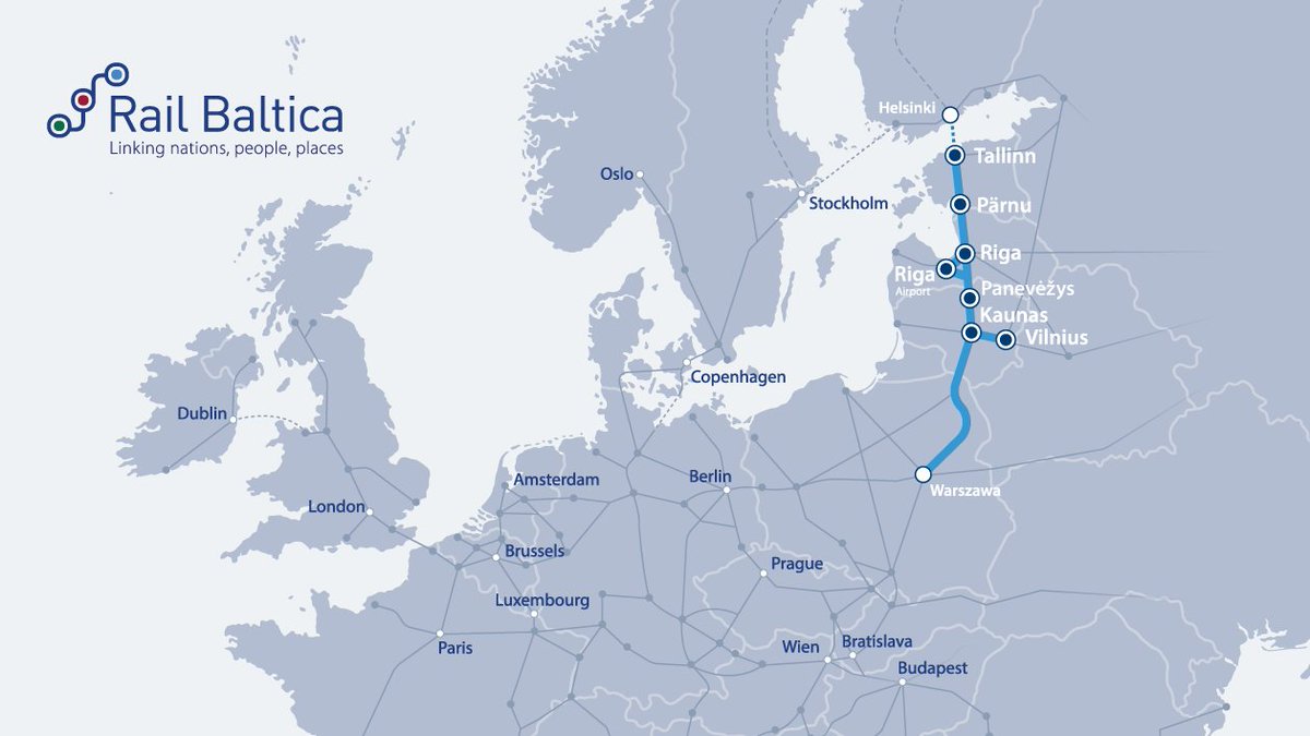RailBaltica's tweet photo. The year 2021 will be the European Year of Rail and @RailBaltica will also give its contribution to a greener, smarter, and safer future by integrating Baltics into the European railway network. https://t.co/GvXvOo7Tsr
#EUYearofRail #RailBaltica https://t.co/iqiHR1FRl4