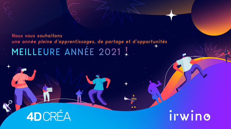 4dcrea's tweet photo. Toute l'équipe 4D CREA vous souhaite une excellente année 2021 !

#irwino #4dcrea #realitevirtuelle #startup #formationincendie #formateurs #formationprofessionelle #vr360 #vr https://t.co/4h3tflVObM