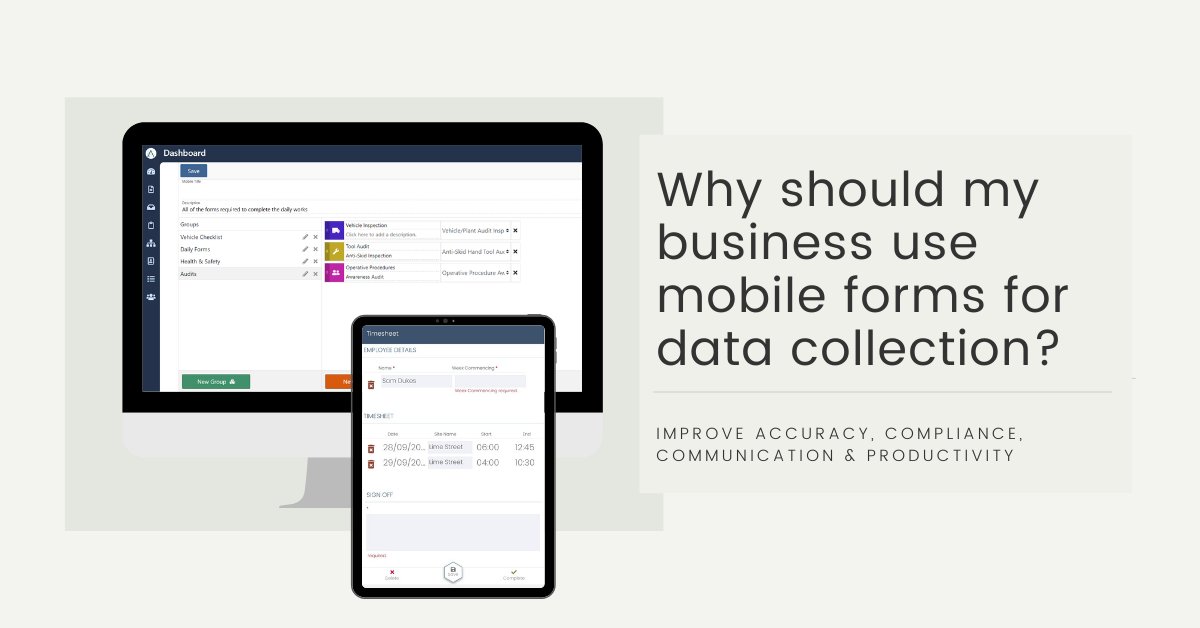 There are many reasons why businesses transition to paperless processes. Maybe you have an increasing amount of paperwork, or you want to reduce administrative duties. Whatever the motive, there are many benefits to digital data collection: buff.ly/3pQPnQt