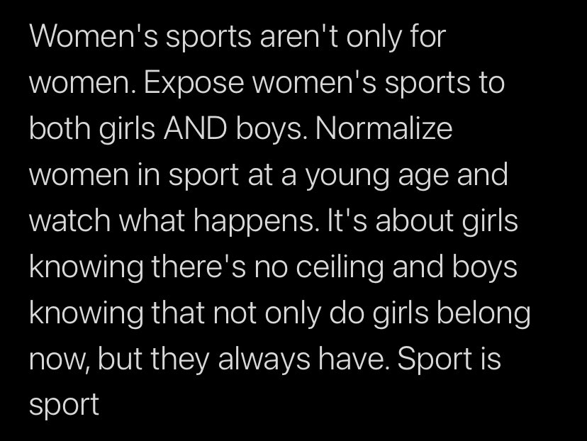 Can we bring back the fact <a href="/ariivory/">Arielle (Ari) Chambers</a> brought up on women in sports from a few weeks ago? 🔥