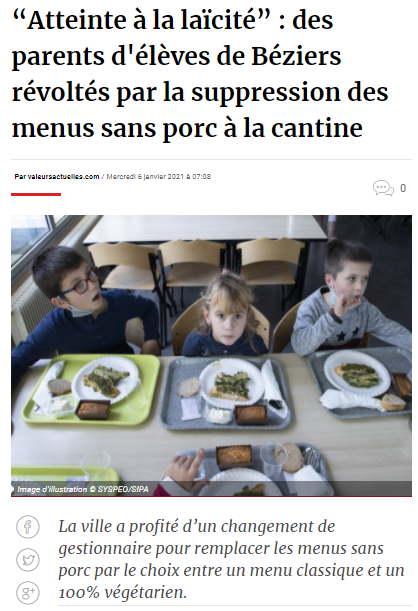 CBlaireau's tweet photo. Si manger du porc est une atteinte à la laïcité (belle connerie) me faire manger du halal à l'insu de mon plein gré ... c'est quoi !?? https://t.co/Ij3nRe7XNU